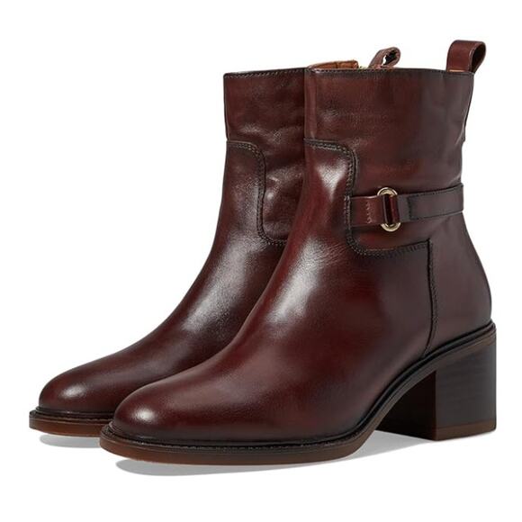 PIKOLINOS Shoes - Pikolinos Womens Huesca W8X-8736 Boots EU 38 US 8 Calfskin Leather Brown NIB